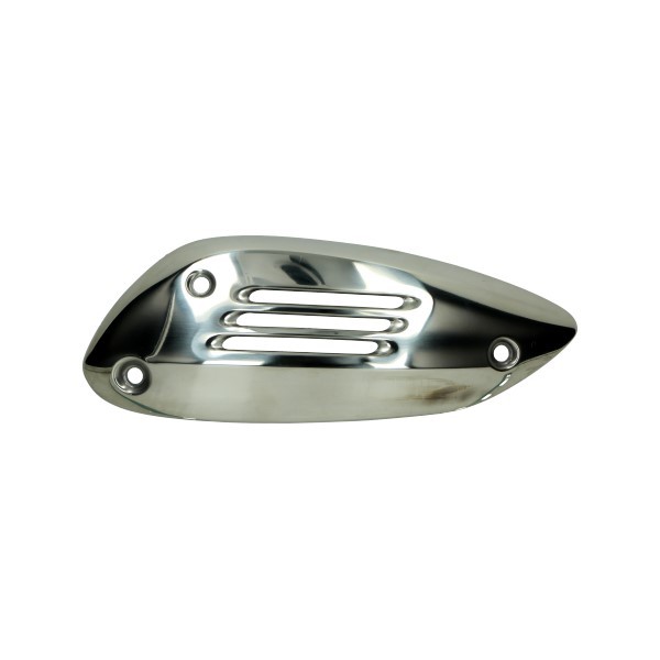 Exhaust protector Vespa GTS 300 Euro 4 chrome Piaggio original 1a011990