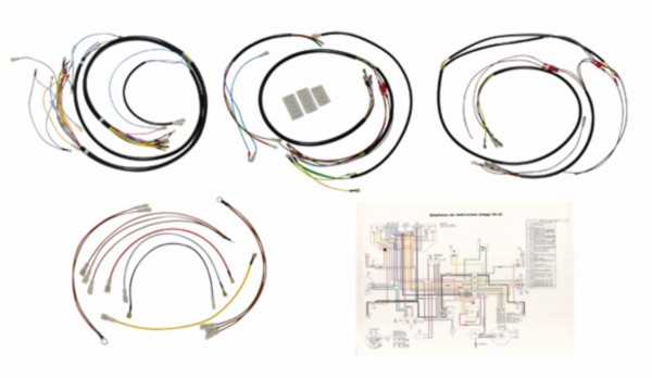 Wire harness model knipperlichten Zundapp GTS ks new type model 529 530