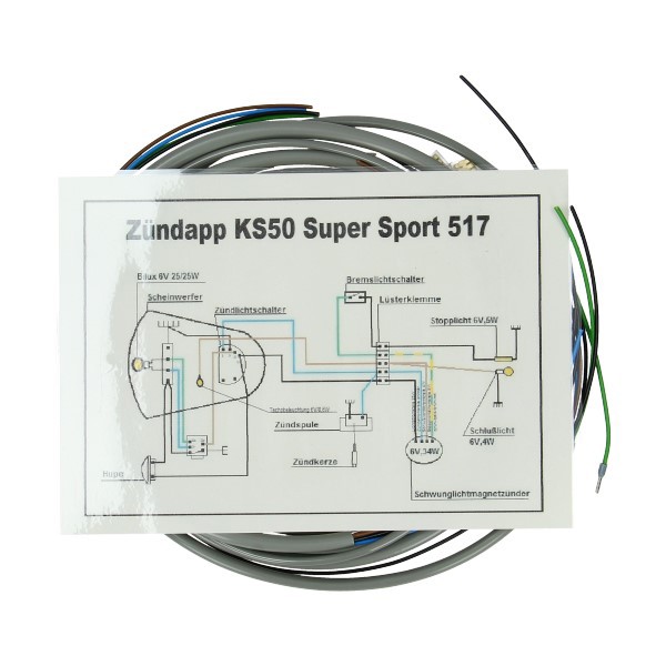 Kabelstrang Supersport 517 ks grau