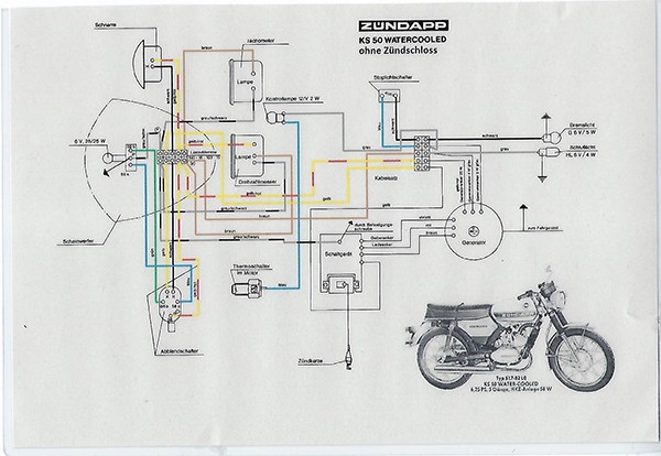 Wire harness without ignition lock 517 ks50lc grey