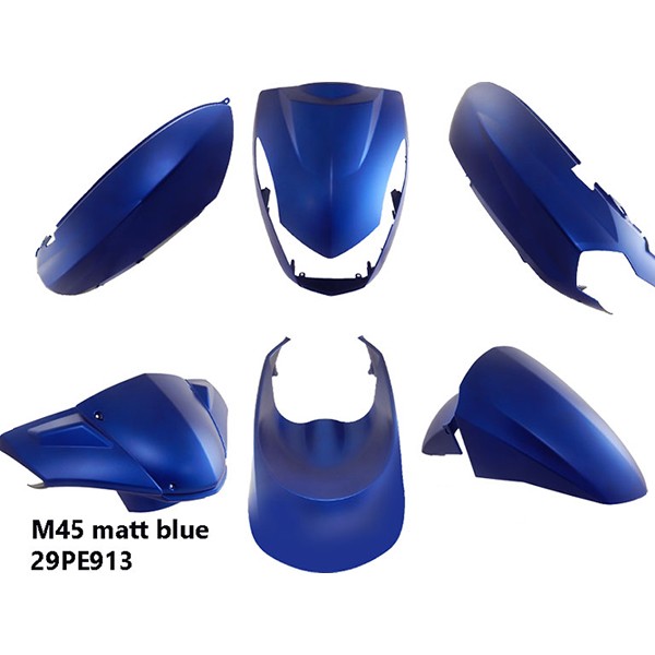 Boddykit Peugeot Kisbee blue matt 6-delig