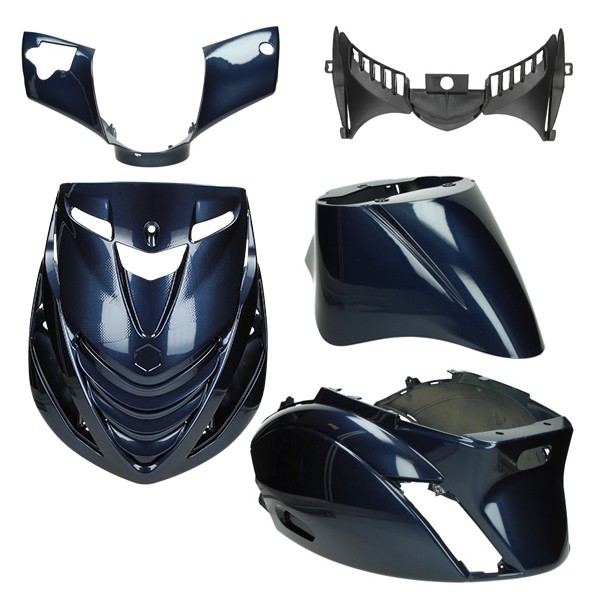 Boddykit Piaggio Zip Sp Blue midnight EVO-1 closed Zip 2000 DMP 5-delig