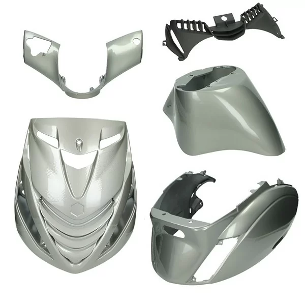 Kappenset Piaggio Zip Sp Porsche antraciet EVO-1 dicht Zip 2000 DMP 5-delig