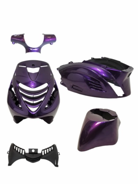 Kappenset RS-1 Bmw twilight purple Piaggio Zip 2000 Sp paars DMP 5-delig