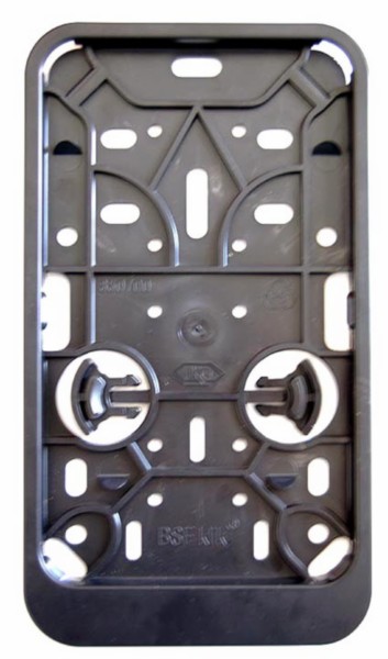 Kentekenplaathouder Staand Black