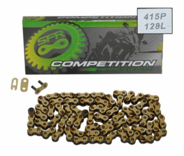 Chain 415 3/16 128 links gold Sfr extra strong aandrijfchain