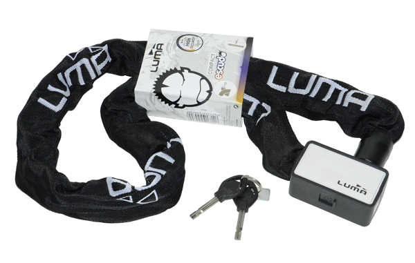 Chain lock escudo compact art 3-Star 170cm black white Luma