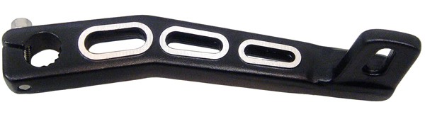 Kickstart pedal 3-gaats Piaggio 2-stroke black aluminium DMP