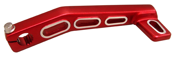 Kickstart pedal 3-gaats Piaggio red aluminium DMP