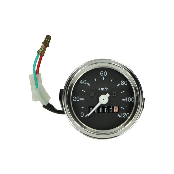 Speedometer clock 120km u Kreidler Puch Maxi sachs Zundapp 60mm