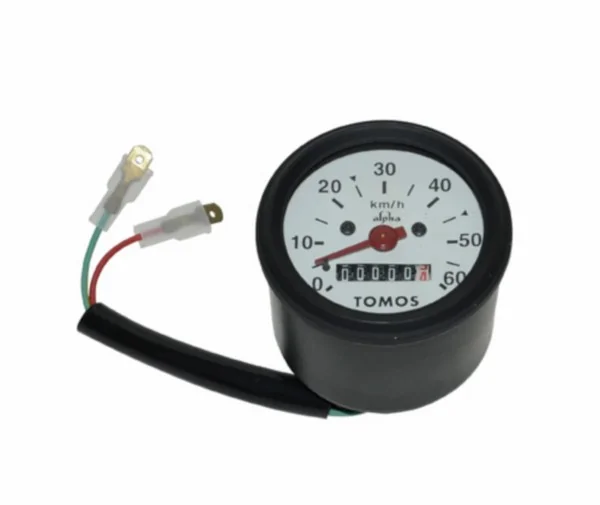 Speedometer clock quadro tomos 60mm white original 234355