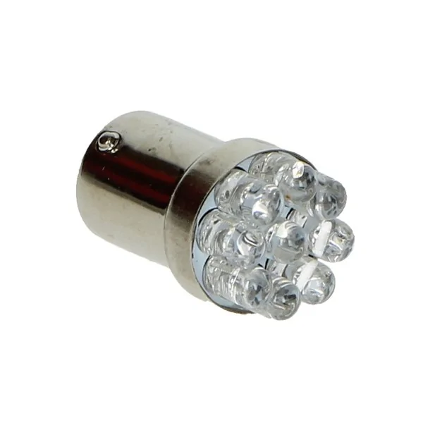 LED Knipperlichtlampje 12V 10W Ba15S Oranje