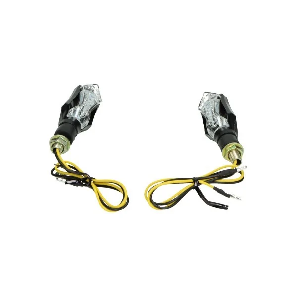 Indicator set dmp led mini 12 leds matrix (gradient) moped/motorcycle black fits on beta rr50