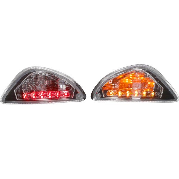 Winker set led E-mark daytime running lights LX Vespa S clear behind Power1