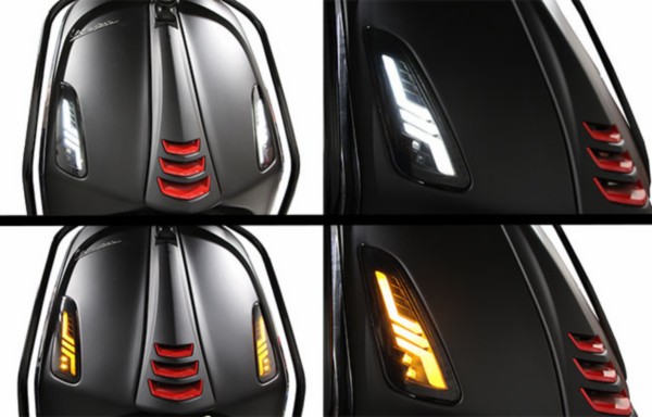 Turn signal set led matrix Evo-2 runaway look front smoke DMP