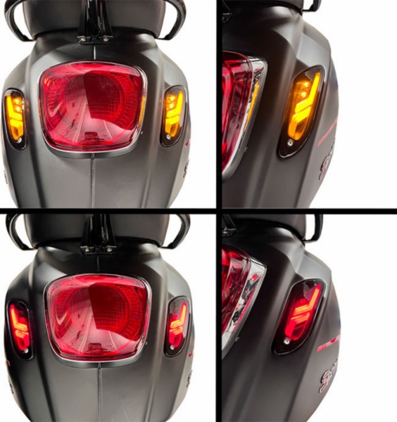 Turn signal set led matrix Evo-2 runaway look rear smoke DMP