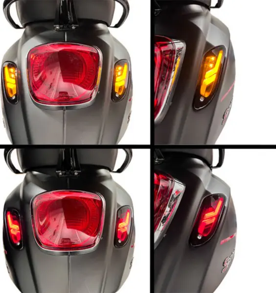 Turn signal set led matrix Evo-2 runaway look rear smoke DMP