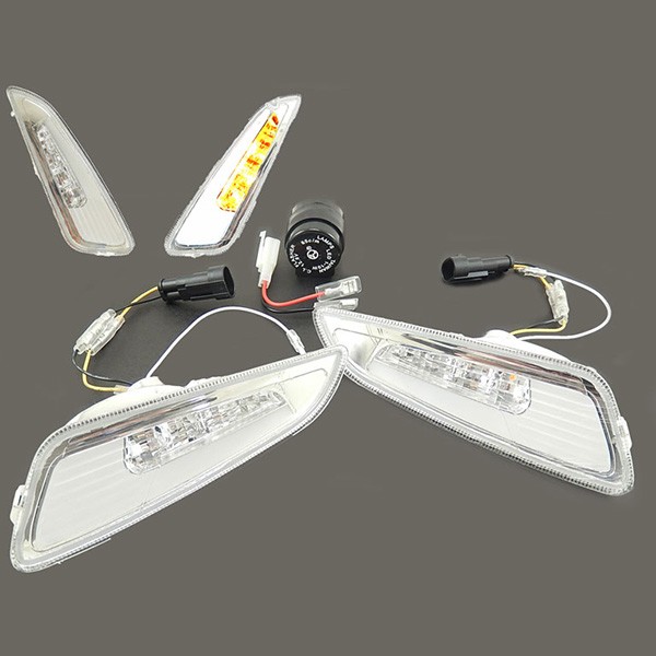 Knipperlichtset voorzijde led sport-4 tube E-keur Primavera Sprint helder Power1