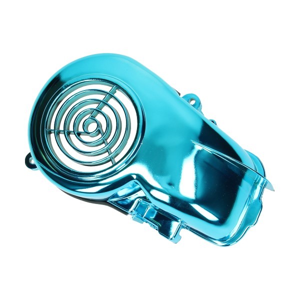 Shroud flywheel Minarelli Horizontaal blue chrome DMP