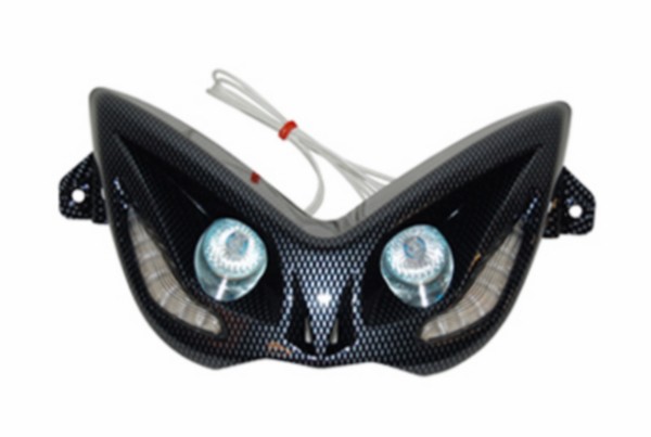 Scheinwerfer + LED Lampe Modell Audi Yamaha Aerox carbon DMP