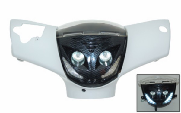 Koplamp + led dagrijverlichting zip2000 carbon DMP
