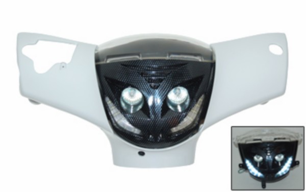 Koplamp + ledverlichting dagverlichting zip2000 carbon DMP