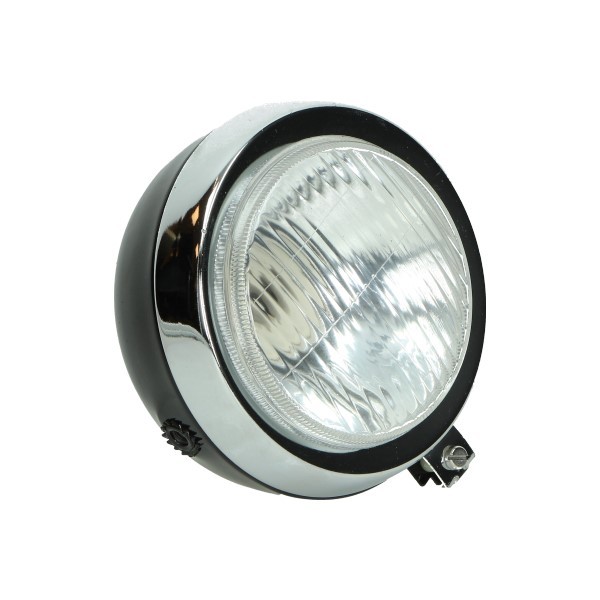 Headlight round Puch Maxi Puch black