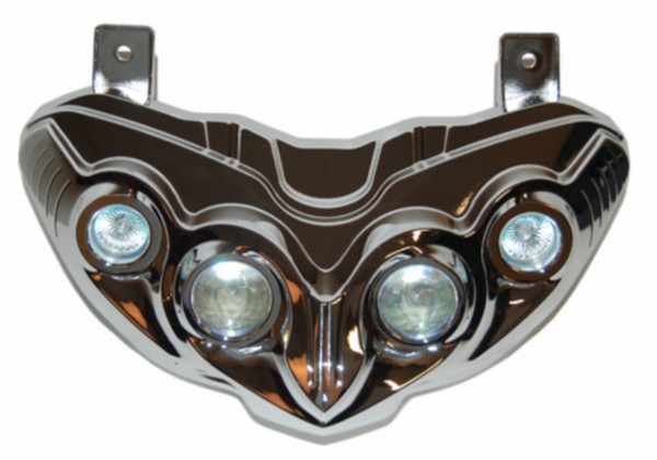 Headlight special halogen Gilera Runner RST chrome DMP