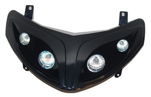 Headlight special Peugeot Speedfight 2 black DMP