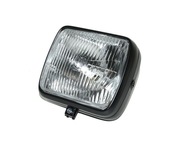 Headlight square Zundapp black