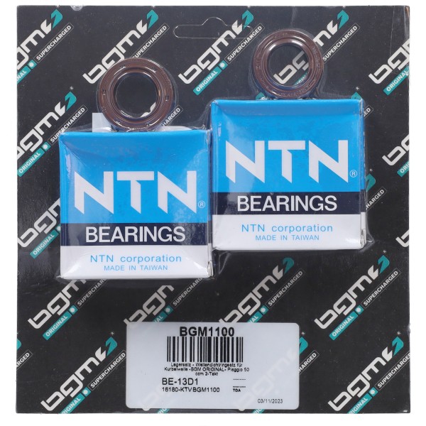 Crankshaft bearing + sealset Piaggio 2-stroke BGM bgm1100