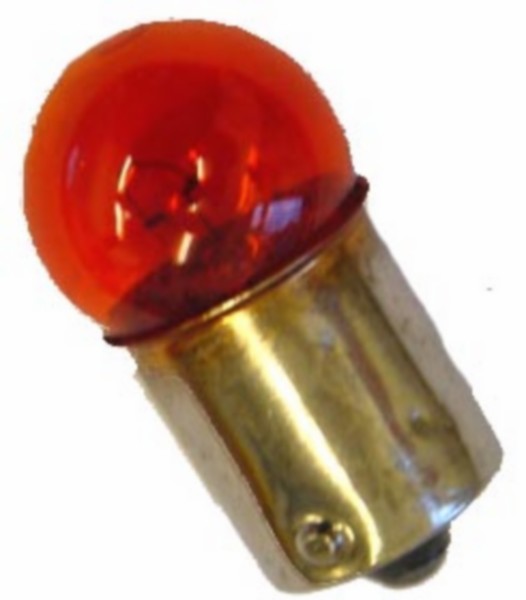 Light bulbs 12V-10W Ba15S Flosser Orange E-Keur
