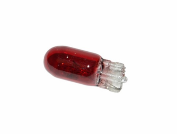 Lamp red 12V 5W T10 wedge rear light Piaggio Zip