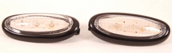 Led verlichting stuurkap Gilera Runner blauw zwart DMP 2-delig=op=op