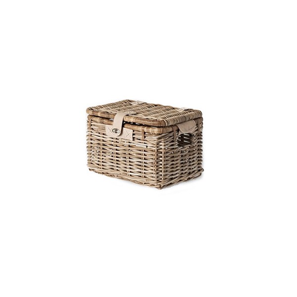 Basket riet retro 45cm brown Camel