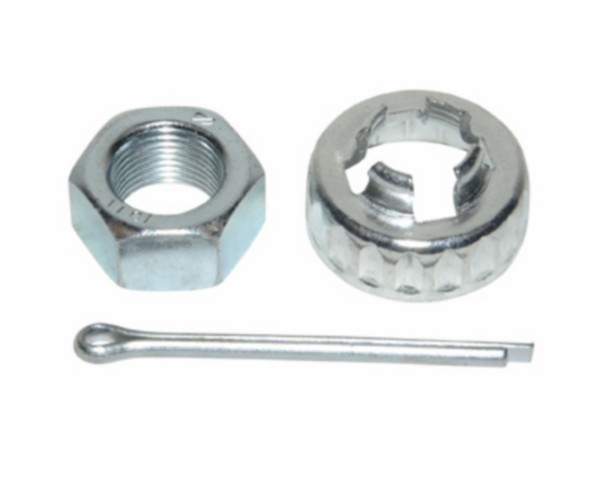 Nut set rear wheel axle Piaggio 3-delig