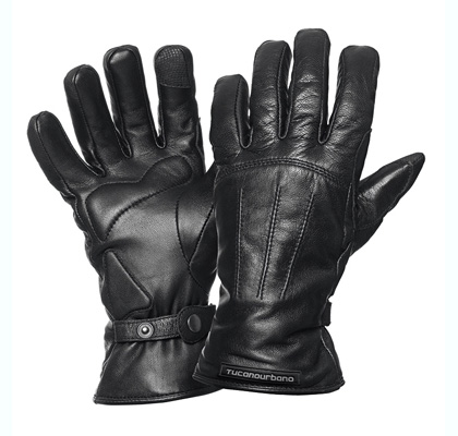 Motorhandschuh-Satz Leder L Schwarz Tucano Urbano 9927w lady touch so lange wie nog im Stock