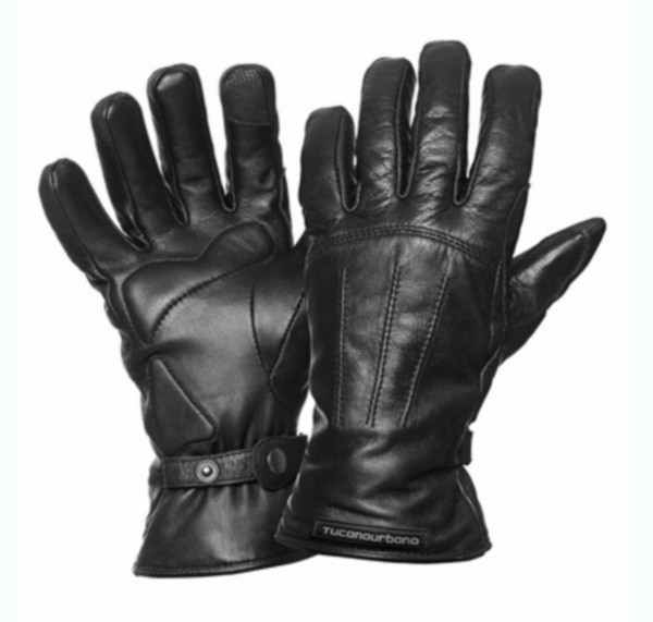 Motor glove set leather M black Tucano Urbano 9927w lady touch as long as in stock