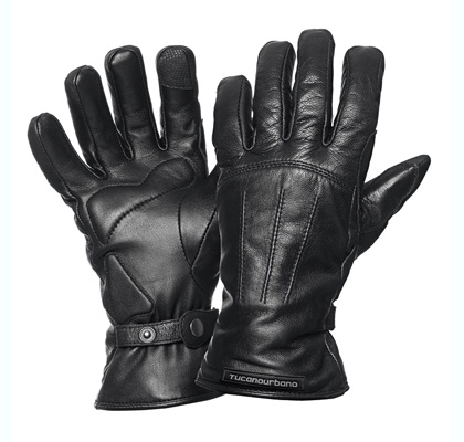 Motor glove set leather S black Tucano Urbano 9927w lady touch as long as in stock
