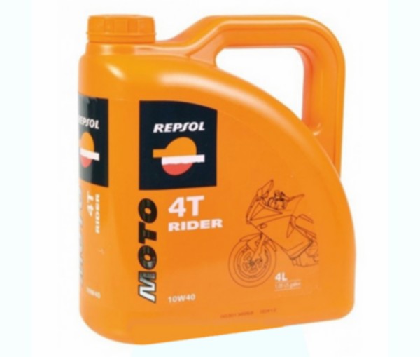 Lubricant oil 10W40 rider 4L bottle Repsol