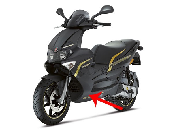 Onderspoiler Gilera Runner rst Meteora 94