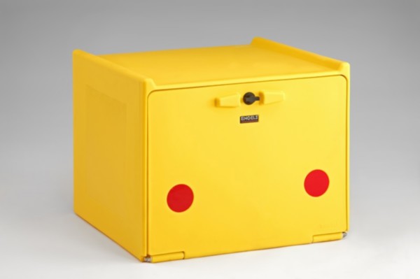 Pizza case complete geisoleerd 90L yellow