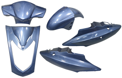 Bodykit (2 seat)  agility blue DMP 5 -pieces