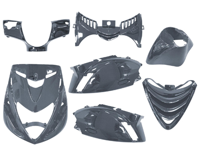 Bodykit met SP frontscreen zip2000 antraciet DMP 7 -pieces