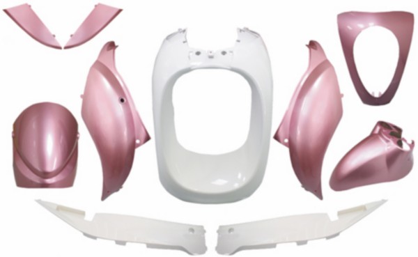 Bodykit mio white/roze DMP 10 -pieces