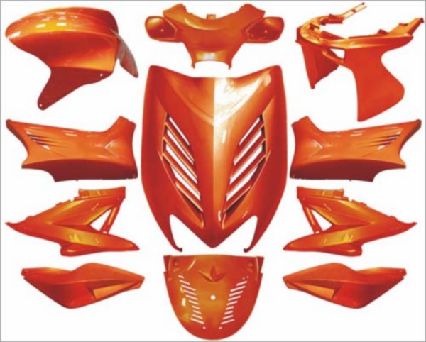 Plaatwerkset special aerox amber metallic ( Oranje )DMP 11-delig
