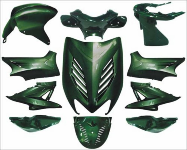 Bodykit special aerox groen jaguar DMP 11 -pieces