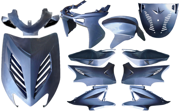 Bodykit special blue metallic DMP 11 -pieces yamaha aerox mbk nitro