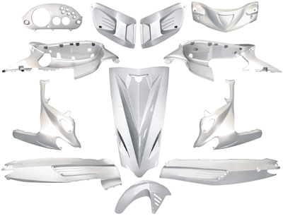 Bodykit special runner zilver metallic DMP 12 -pieces