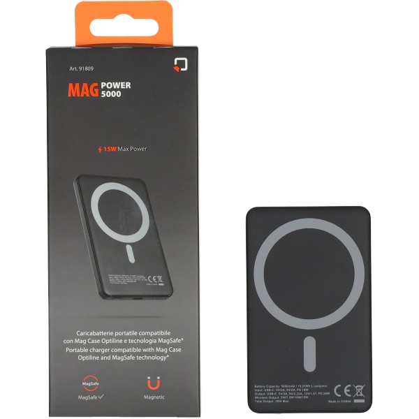 Powerbank compatibel met mag case optiline 91809